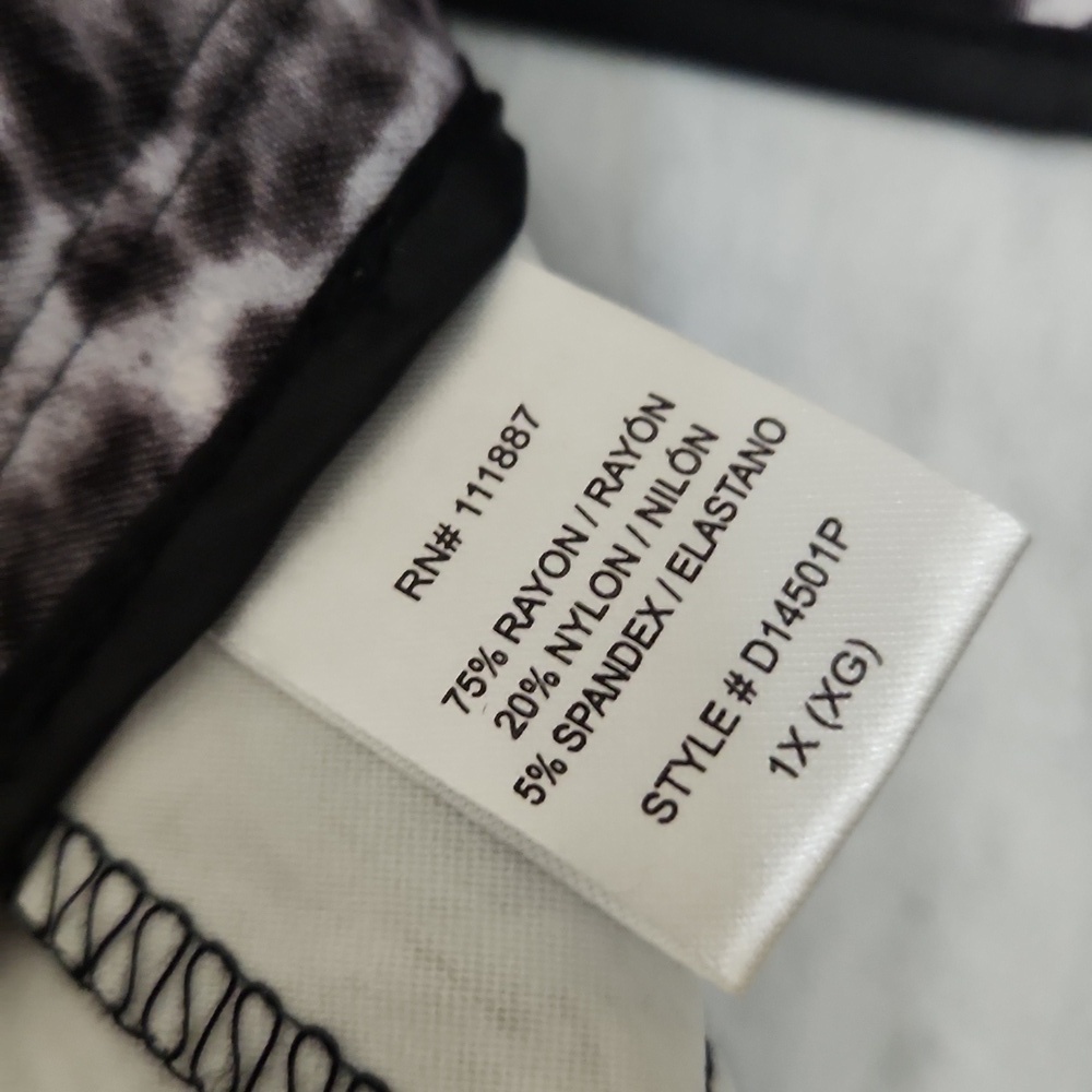 Black and White Pencil Skirt Animal Print  Knee-Length Cocktail Career Party - Picture 6 of 6